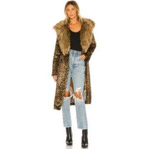 Show Me Your Mumu Minnelli Fur Cheetah Jacket Coat